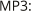 MP3: